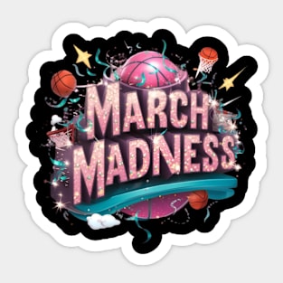 march madness college Sticker